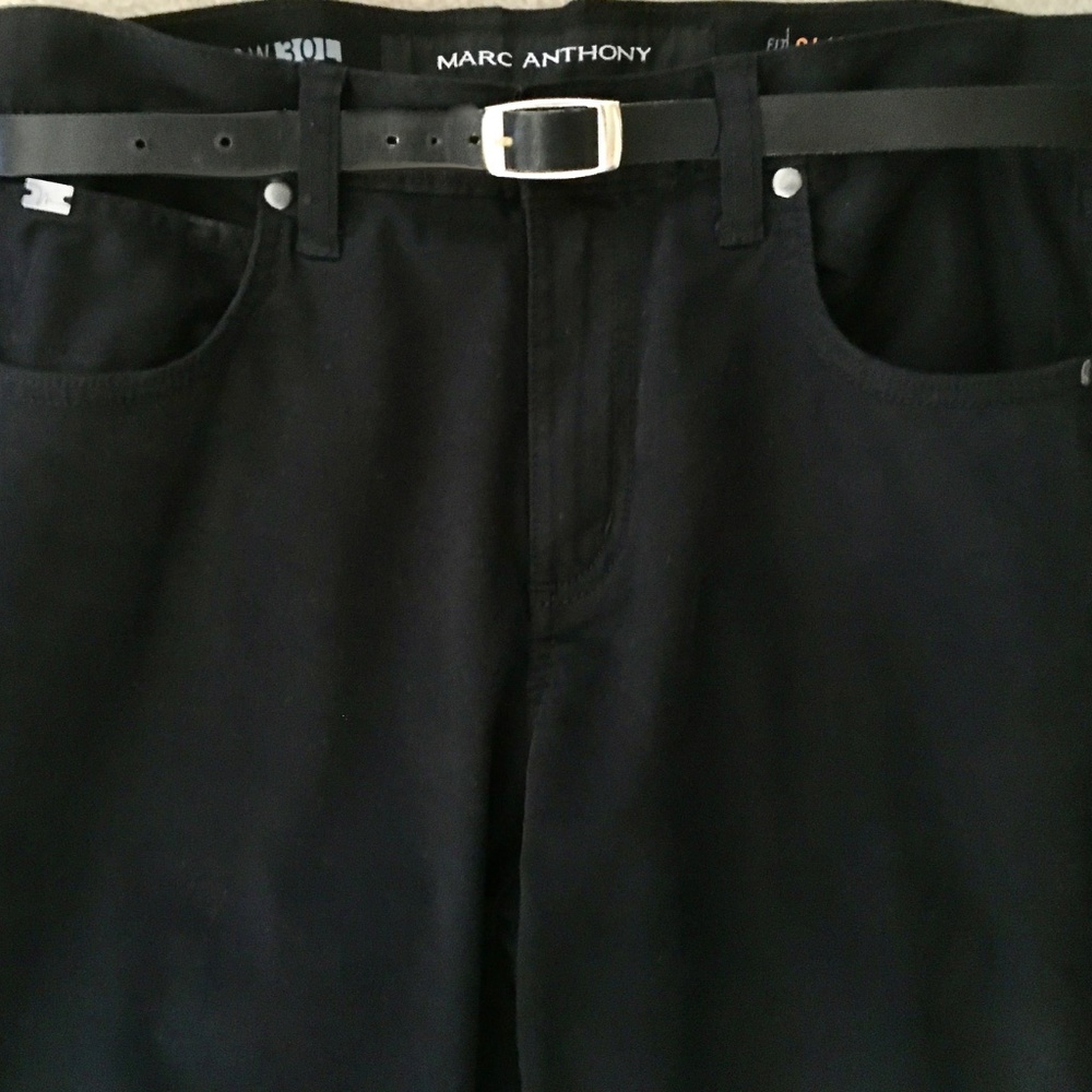 BRAND NEW Marc Anthony Straight Leg Slim Fit Men's Trousers 32" X 30"
